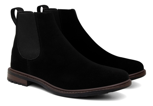 Bota Botina Camurça, Butinas Masculina Chelsea 100 Vaquejada