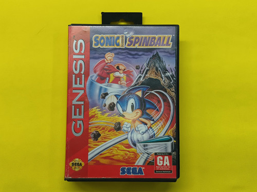 Sonic Spinball Sega Genesis 