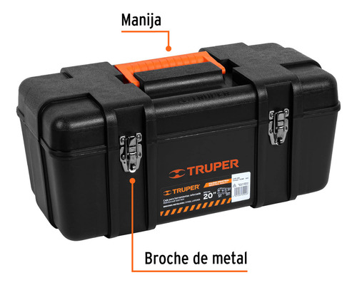Caja Herramienta Ind. 20'' Truper 10380