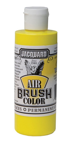 4 Oz Color Amarillo Fluorescente Aerografo