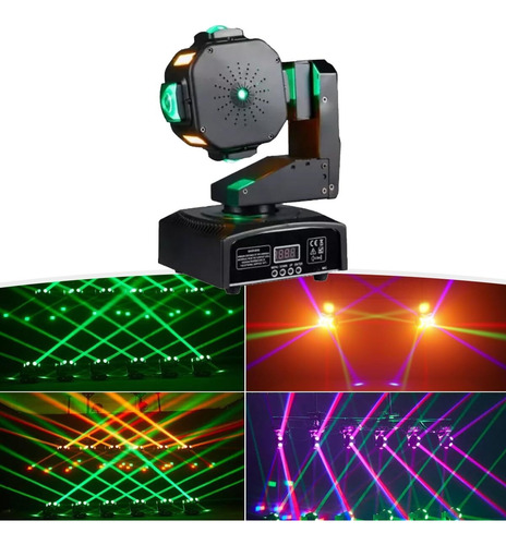 Luz De Cabeza Móvil Led, Rotación De 3 Ejes Xyz, Control Dmx