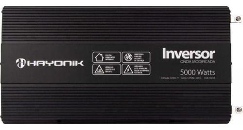 Inversor De Onda Modificada 5000w 12vdc/127v Pw13-4 Hayonik