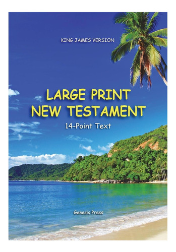 Libro: Nuevo Testamento En Letra Grande, Texto De 14 Puntos,