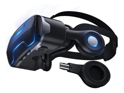 Óculos Vr Realidade Virtual 3d Shinecon Scg02e Fone Controle