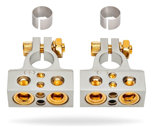 Installgear 0/4/8 Or 10 Gauge Battery Terminals With Shims -