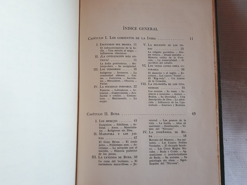 Civilizacion De La India Will Durant Tr Jordana Sudamericana