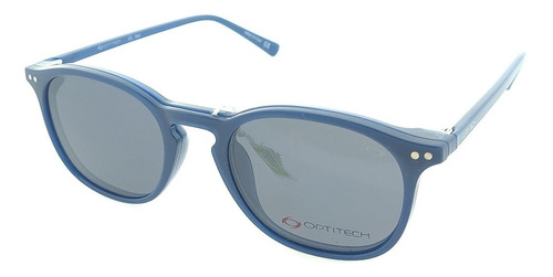 Anteojos Clip On Optitech 557 Polarizado Receta Uv Lentes 