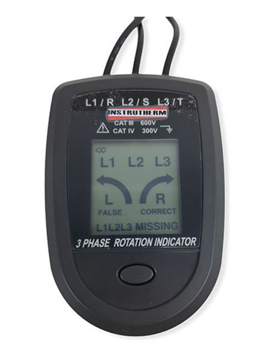 Fasímetro Digital Detector Sequência Fases Rotação Spi-220