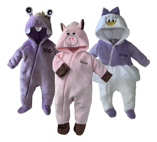 Kit 3 Mamelucos Disney Boo, Hamm, Daisy A Precio De 2