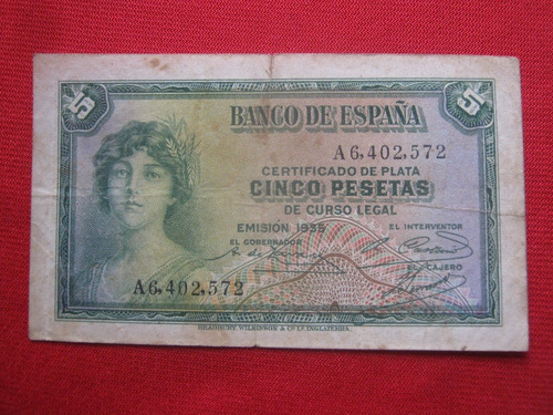 España 5 Pesetas 1935