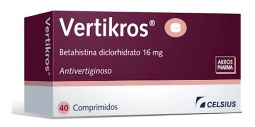 Vertikros® 16mg X 40 Comprimidos