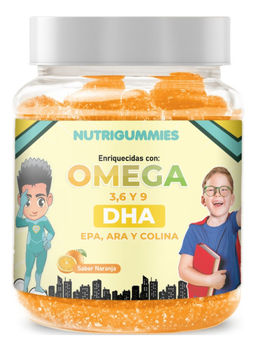 Omega 3 6 Y 9 Dha Y Epa Nutrigummies Niños