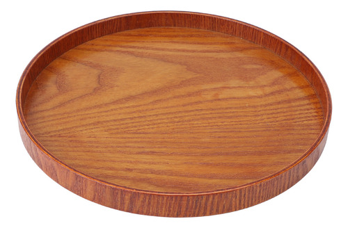 Bandeja Redonda De Madera Mdf Para Servir