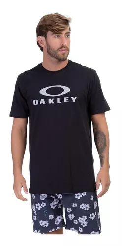 Camiseta Oakley O-Bark SS Tee Manga Curta - Jet Black