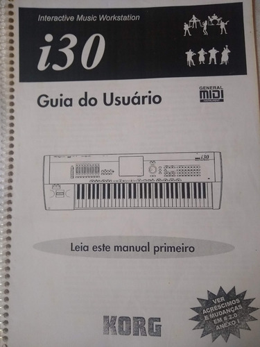 Manual Do Teclado Korg I30 Português!