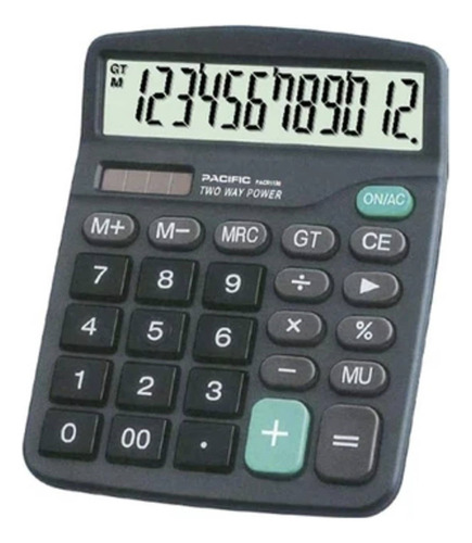 Calculadora Electrónica Pacific 12 Dígitos Pac01120 