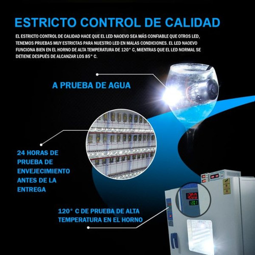 Foco Led K1 H11 8.000lm Chip Led Cob Naoevo