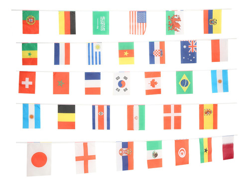 Banderín Internacional De Country String Flags 2022
