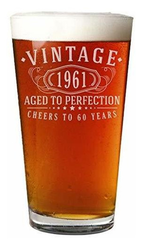 Vaso De Soda De Cerveza De Pinta De 16 Oz Grabado Vintage **