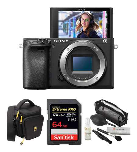 Imagen 1 de 1 de Sony Alpha A6400 Mirrorless Digital Camara Body Con Accessor