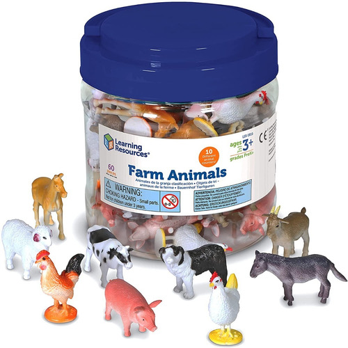 Animales De La Granja 60 Unidades