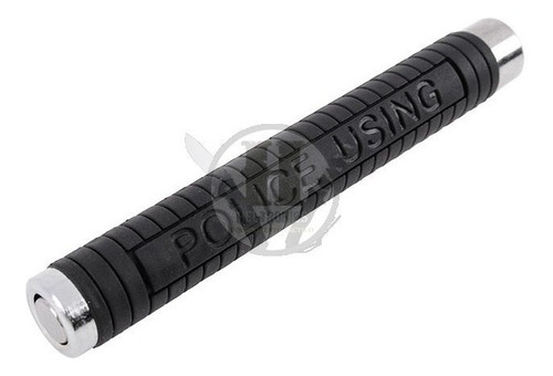 Imagen 2 de 4 de Baston Tonfa Extensible Cromado Rigido Police Using + Funda