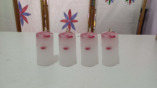 Imagen 1 de 4 de Velas Decoradas De 3x6 Pack De 2 Unidades