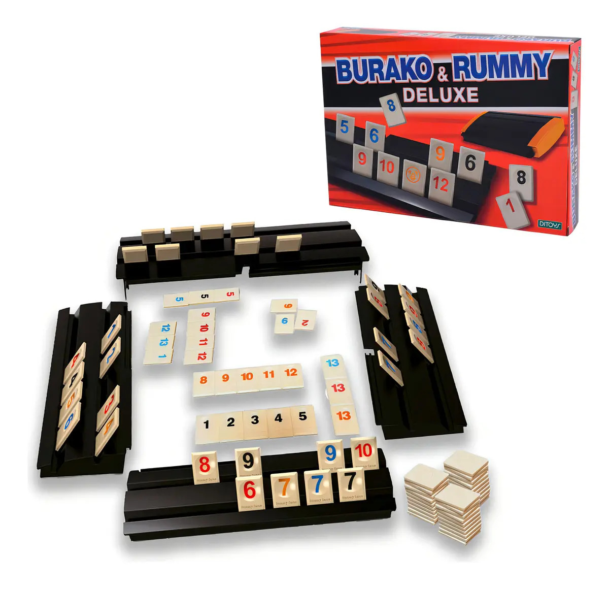 Burako Y Rummy Deluxe Ditoys Juego De Mesa Estrategia