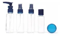 Comprar Kit De Viaje 5 Botellas Y Frascos Lociones Cremas + Neceser