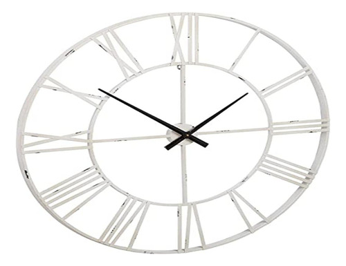 Reloj Pared Redondo Numero Romano Vintage 36 X 36  Color