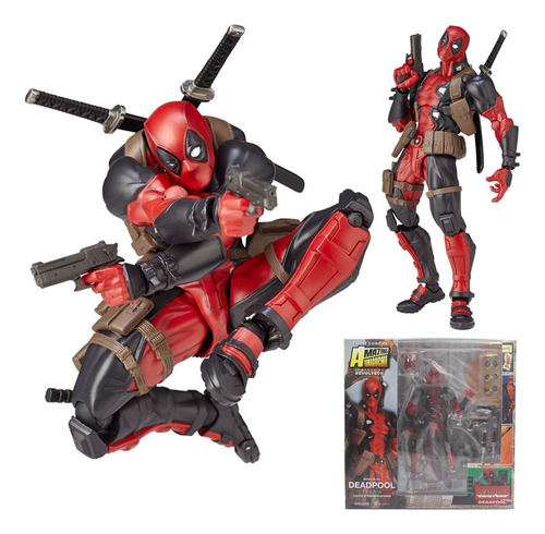 Amazing Yamaguchi Deadpool Superhero Figura Modelo Juguete Y