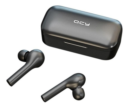 Imagem 3 de 3 de Fone de ouvido in-ear sem fio QCY T5 black