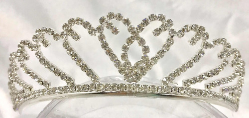 Tiara De Cristal Con Corazón