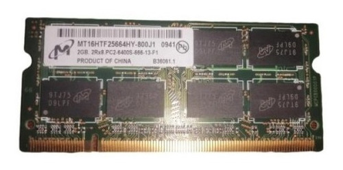 Imagen 3 de 4 de Memorias Ram Latop Ddr2 800mhz Kingston Hynix Adata Samsung