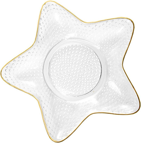 Tazón De Vidrio De Doitool En Forma De Estrella De La Ensala