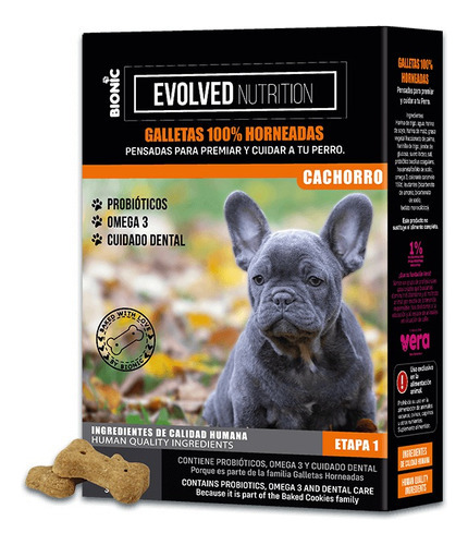 Galletas Bionic Snack Perro Cachorro 350grs