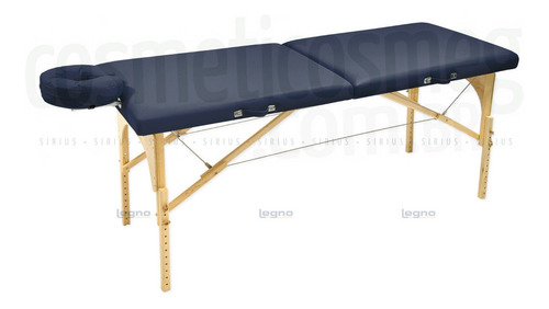Imagem 1 de 5 de Maca Legno Maleta Portátil Sirius Larg.70cm Altura Regulável