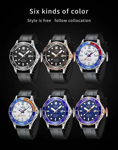 Reloj Hombre De Negocios Deportivo Lujo Resistente Agua