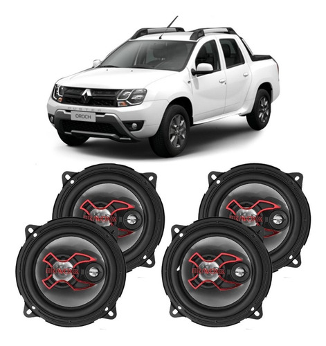 Auto Falante Renault Duster Oroch 2015 A 2021 Bravox 200w