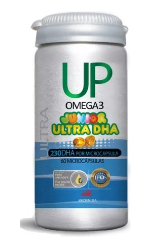 Omega 3 Up Junior Ultra Dha 60 Capsulas Ultrapure Newscience