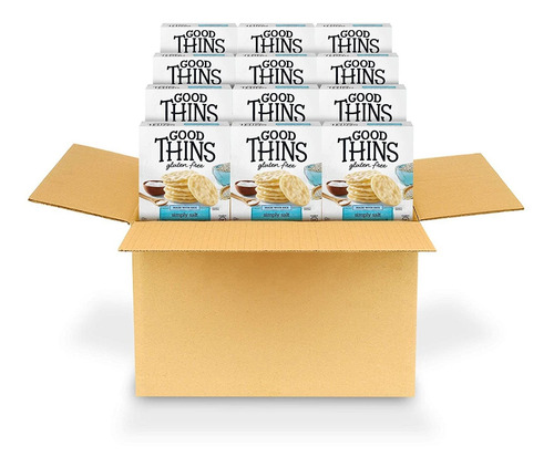 Simplemente Buenas Thins Sal Arroz Snacks Sin Gluten Galleta