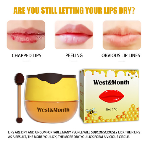 Honey Lip & For Dry Chapped Lips Propolis Lip Mask Mask Redu