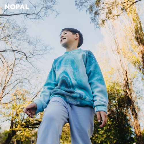 Imagen 4 de 10 de Buzo Micropolar Nopal Infantil Hoodie Juvenil Suave Abrigado
