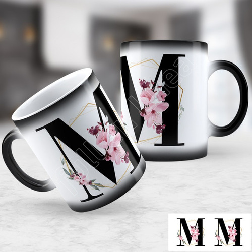 Taza Magica Letra Doble M Calidad