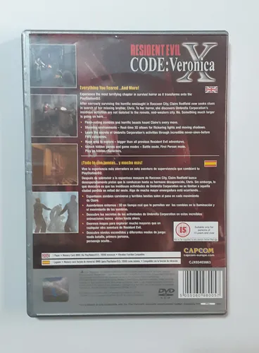 Resident Evil Code: Veronica X En Español Original Play 2 (Usado)