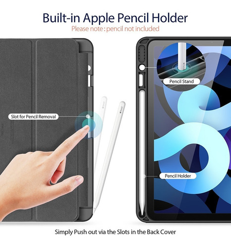 Imagem 2 de 10 de Capa Case Dux Osom Anti Impacto iPad Air 4 (10.9 Polegadas)