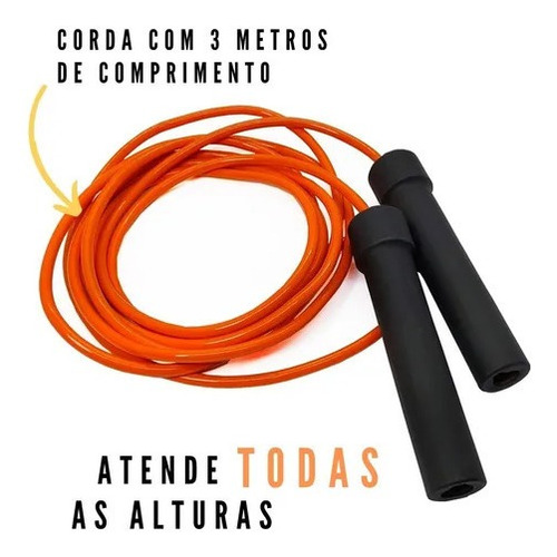 Imagem 11 de 12 de Kit Treino - Elástico Corda Apoio Flexão Roda Abdominal