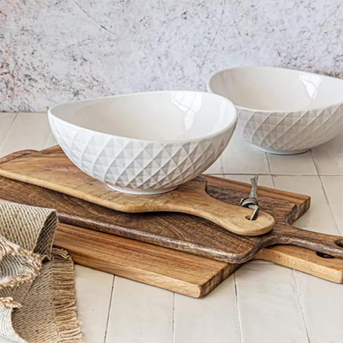 Tazones Para Servir La Comida De 1 Litro 4 Pzs De Ceramica