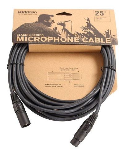 Cable P/ Microfono Xlr-xlr 7,5 Ms. Classic Series Pw-cmic-25