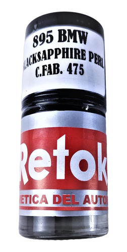 Pintura Retok Bmw Blacksapphire Perl Negro Safiro Perlad 475